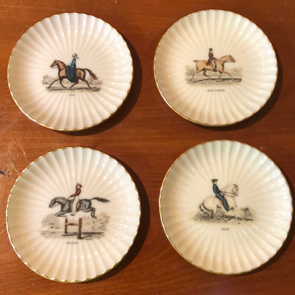 Antique Lenox plates/coasters EUC